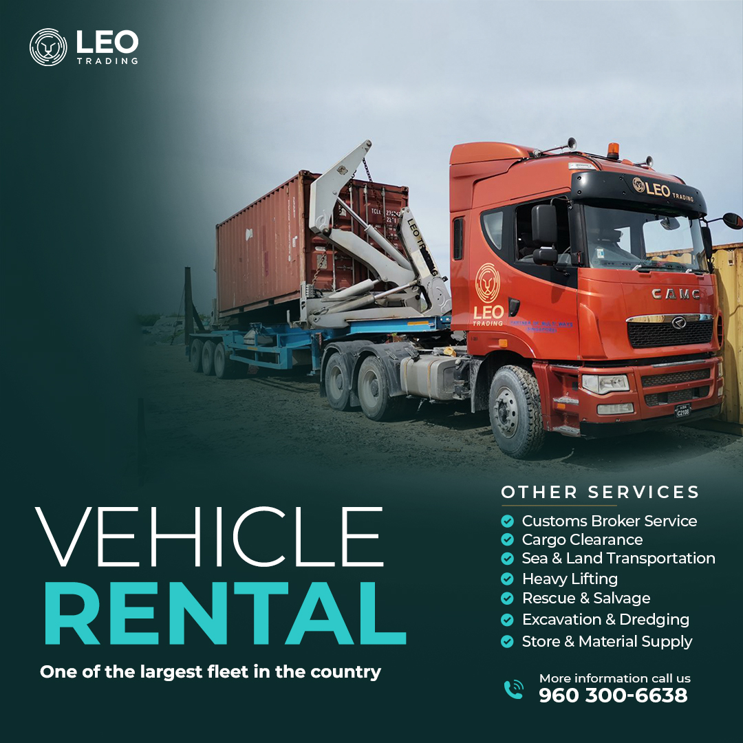 Call us to rent the vehicle you desire 😄
#LeoTrading #vehicle #rentals