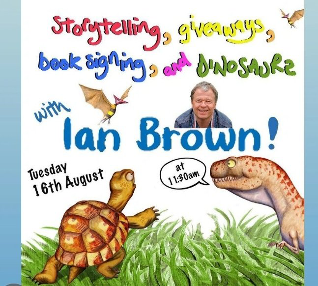 IanBrownTV's tweet photo. Coming to #Cornwall to #Truro @WaterstonesTRU Tuesday August 16 11.30am #ALBERTthetortoise #picturebooks #storytime fun. Stories, book signing, Giveaways + #dinosaurs. https://t.co/Olqfb5dRZA 
#bookseries #stagnes #redruth #Illogan #Portreath #Pennoweth #stives #schoolholidays https://t.co/13lKunFj3V