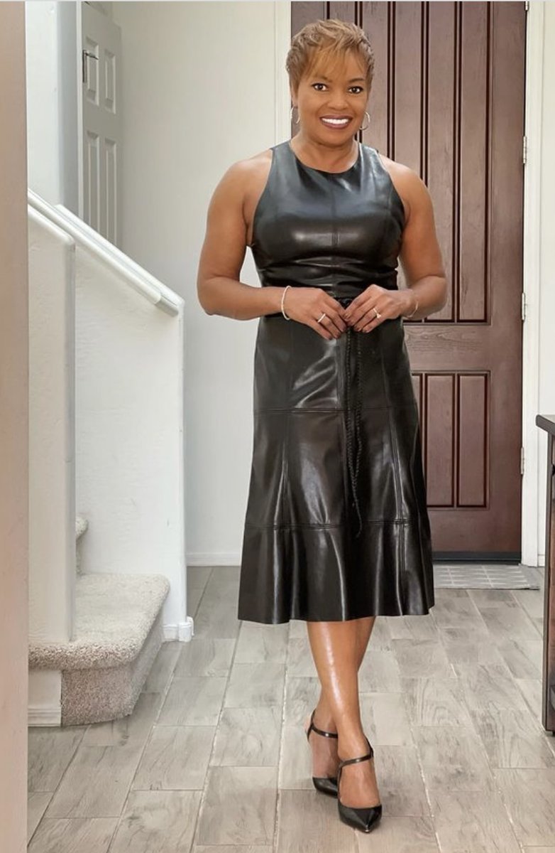 Milfs In Leather On Twitter Sexy Leather Dress From Dm 
