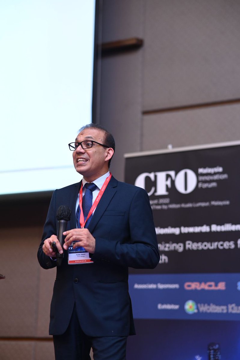 QuestexA's tweet photo. Hyder Hasan sharing his insights on 'Where is Next-gen CFO Coming From: Unravelling the Maze of Reskilling and Recruiting'

#QuestexAsia #CFOMY22 #chieffinancialofficer #liveevent #malaysia https://t.co/hz37iebCWS