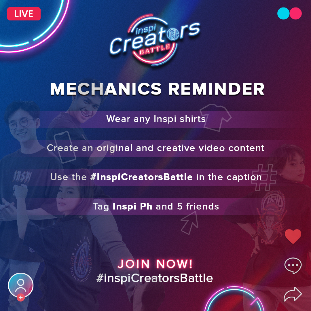 inspi_ph's tweet photo. There's only few days left from the deadline of submission of entries. Have you submitted yours yet? Before you click upload, check out this guide to make sure that you have done all the steps for a guaranteed qualifying entry in the #InspiCreatorsBattle!๐#InspiPH #WearToInspire https://t.co/D2enifA3WL