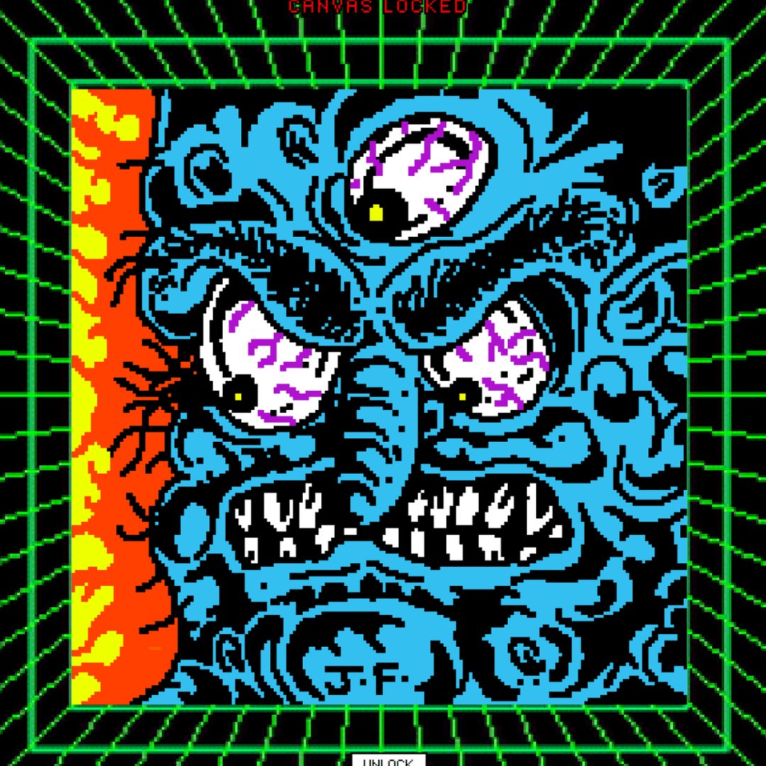 Bombed my <a href="/TheDronesNFT/">The Drones by KATSU</a> META CANVAS square!!!! <a href="/katsubots/">KATSU</a> 

#metacanvas #drones #nftcommunity #katsubot