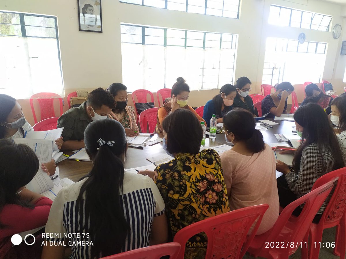 meghalayahealth's tweet photo. 3 days training on New Born Stabilization Units (NBSU) for Medical Officers and Staff Nurses of 17 NBSUs across the State, at Therisia Nursing School, Shillong, from the 11th to 13th August 2022
#TrainedHealthProviders #ProficientHealthProviders #TrainingForHealth #HealthForAll https://t.co/nTP7jiOJNj