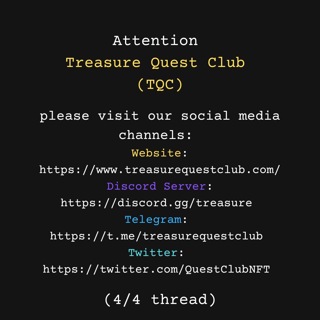 Treasure Quest Club tweet media