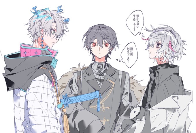 #金剛力也像 #絵スコート #描いた晴
謎世界線かな 