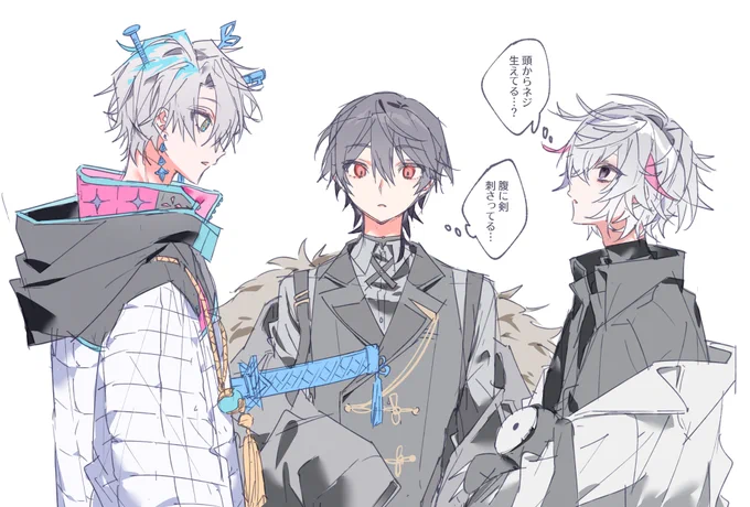 #金剛力也像 #絵スコート #描いた晴
謎世界線かな 
