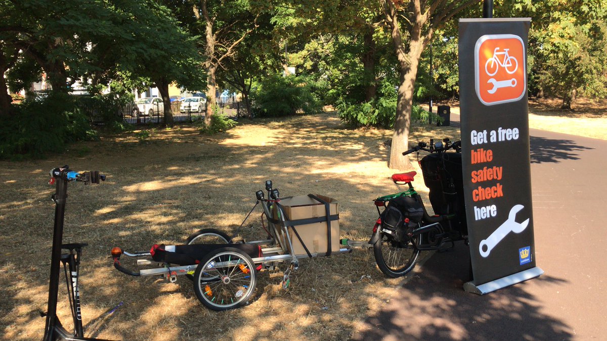 DrBike_Lewisham's tweet photo. #DrBike now until around 10.30 at Folkstone Gdns by #Honle #cafe & Skate park. Free #bicycle Safety check & tune up. #Lewisham #cycling @deptfordfolk @LewishamCouncil https://t.co/oCSnLqzuhe