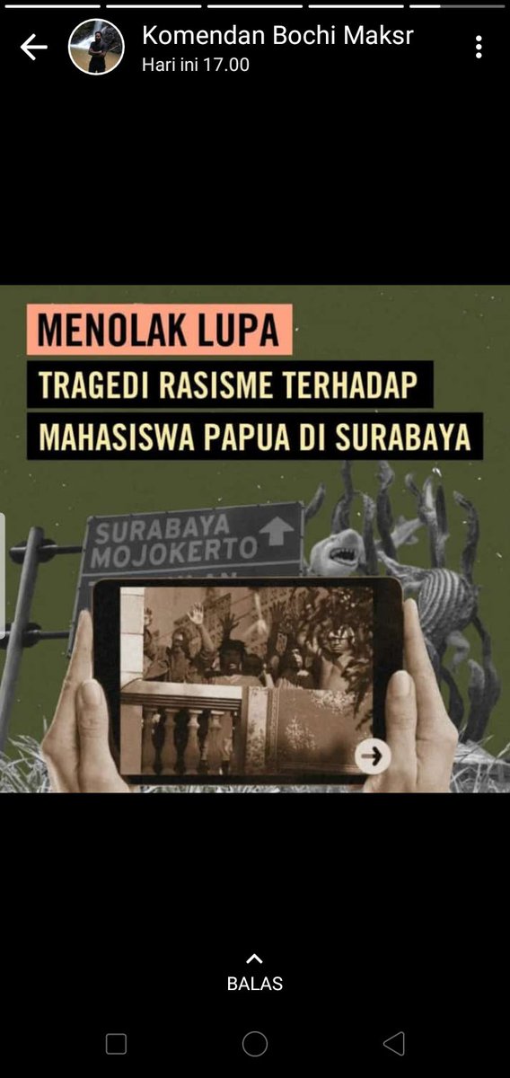 GoamePace's tweet photo. Menolak lupa
Menolak punah

Lawan a https://t.co/VhkRuCQ8UR