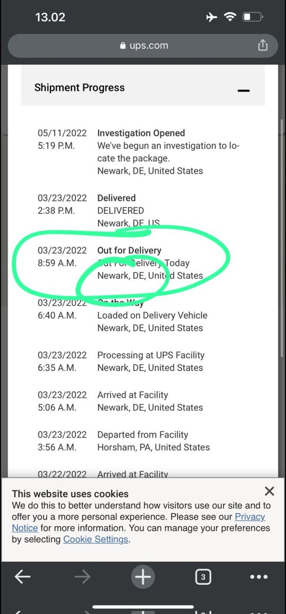 Jualvelg's tweet photo. @UPS hello ups,  help me, please.
We order ebay, seller using correct address, but ups put wrong address

And ups said under investigation,  until today no reply.
This is proof of transaction https://t.co/PoDVM6x0EF