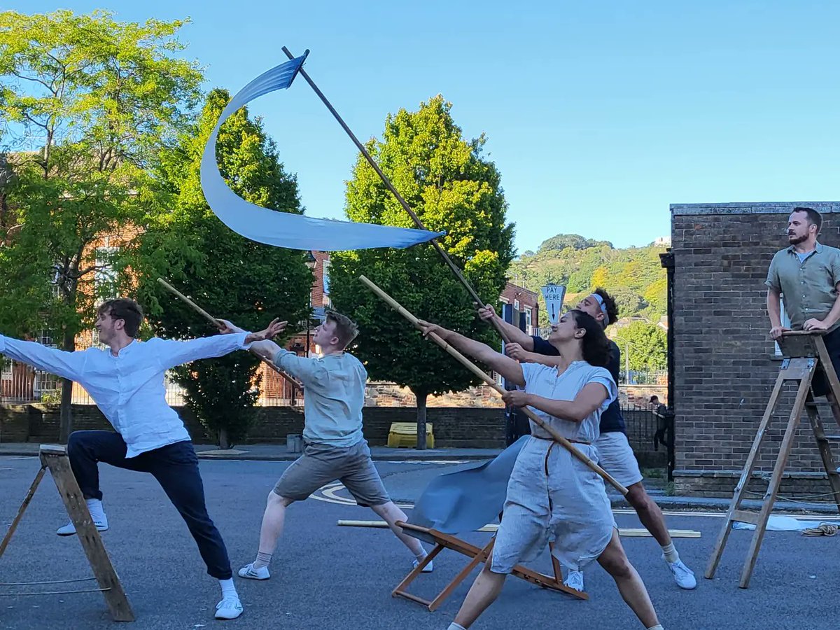 artstempleE's tweet photo. Wonderful to see Matthew Bourne dancers in Dover yesterday for a free open air performance! https://t.co/pKd3RDjb2u