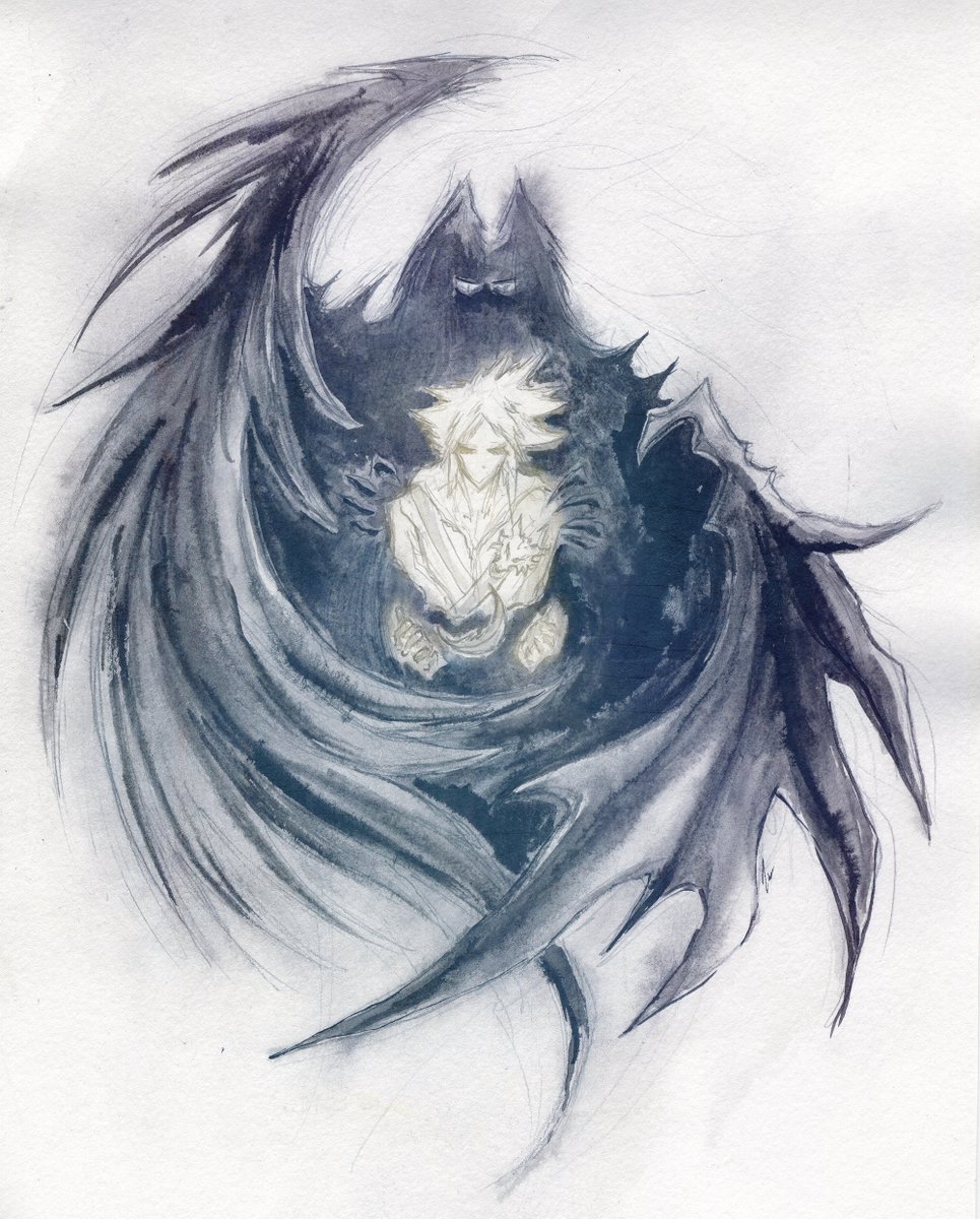 NachtDaybreaker's tweet photo. I don't care much for this one, but it's finished, so posting it anyway.
#ラウド誕生日おめでとう 
#HappyBirthdayCloud
#CloudWeek2022
#sefikura https://t.co/Ajy49ugKJz