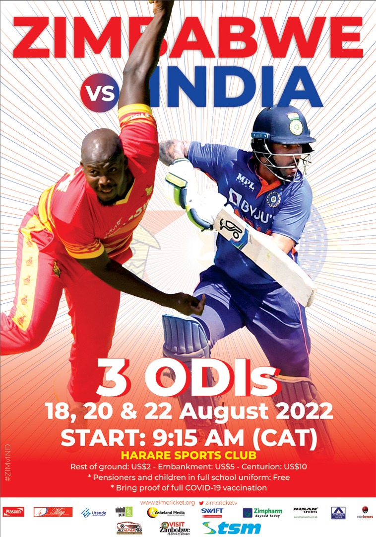 zivai13's tweet photo. India is coming to Town 'Harare' https://t.co/7JXmbOYLkW