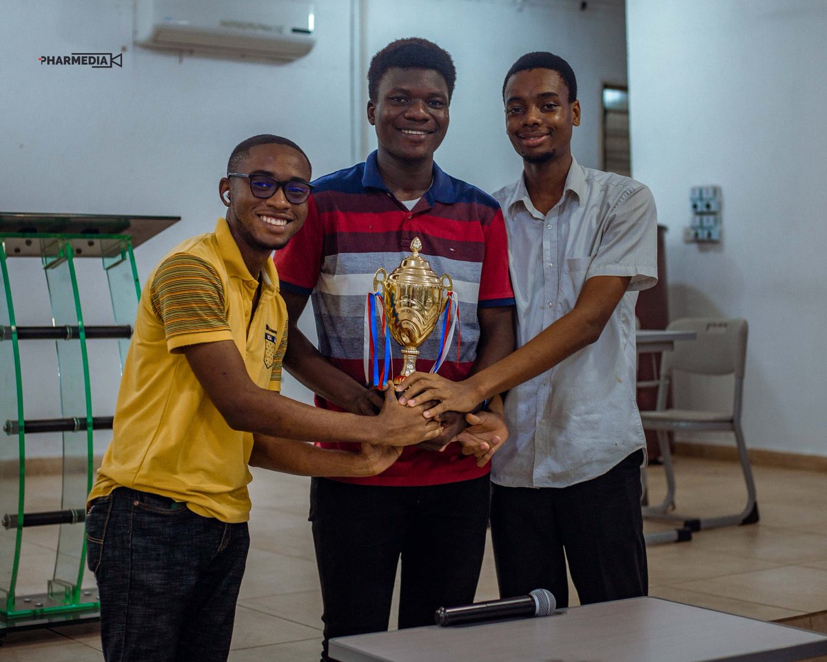 gpsa_knust's tweet photo. Another round of applause for our Champions from yesterday's maiden GPSA Interclass Debate Competition!🤩
We're so proud of you PharmD1. Well done👏
#GPSAFacultyWeek https://t.co/fqRdvK7Ofa