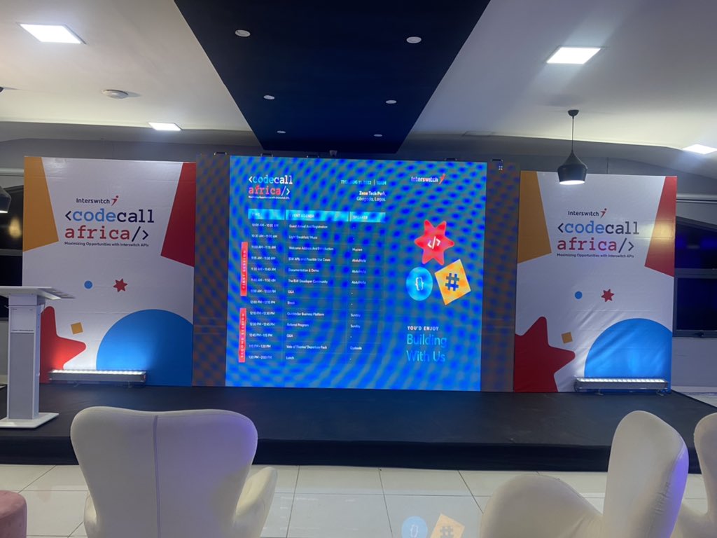 InterswitchGRP's tweet photo. Gearing up!
#ISWCodeCallAfrica https://t.co/YxhIAVlFMS