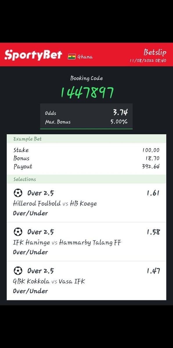 bmf_underrated's tweet image. 💚4 odds

Sportybet 🇬🇭:1447897

🔞bet responsibly

🚉Follow who no road 

@sheman9090 @ConvertBookie @STRATEGICTIPS_