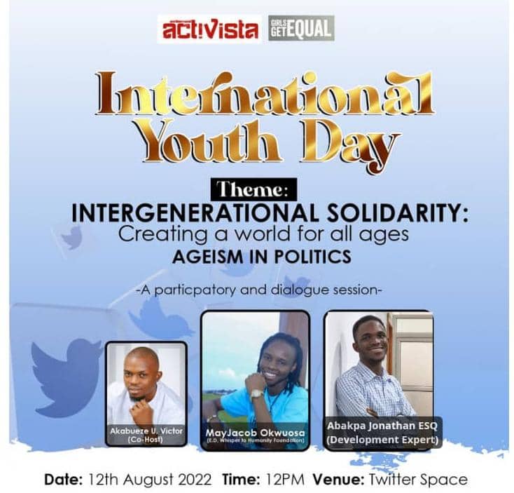 Please be a part of this 
<a href="/activista_lagos/">Activista Lagos</a> <a href="/activistalafia/">ActivistaNasarawaState</a> <a href="/ayeeedris/">Idris Yahaya Aye Omata</a> <a href="/ActivistaNG/">ActivistaNigeria</a> <a href="/Mrbilal38/">Abdullah Bilal</a>