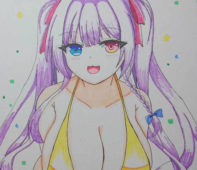 コミケ色紙1枚目ー 