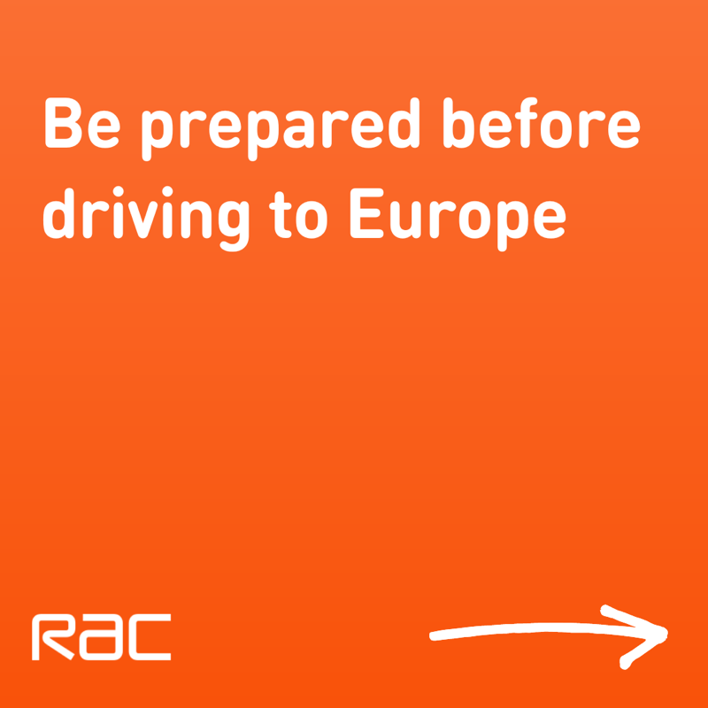 TheRAC_UK's tweet photo. More than one-in-four drivers risk their safety by driving abroad non-stop for five hours or more ⏰

48% don't know the correct number to dial in an emergency 🔔
69% aren't displaying the correct country identifier 🇬🇧

Here are some useful tips before driving to Europe 👇