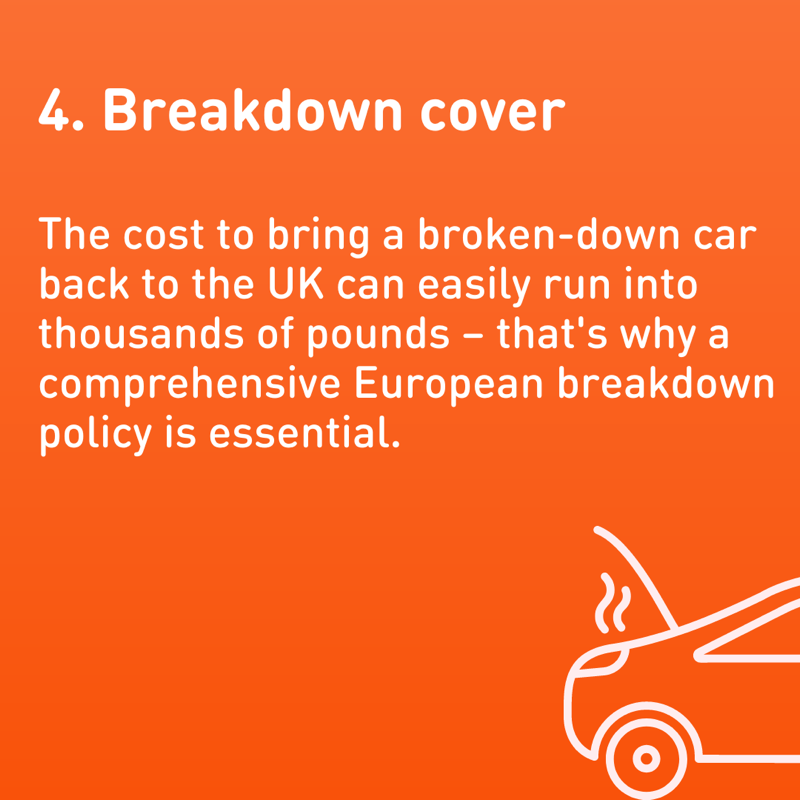 TheRAC_UK's tweet photo. More than one-in-four drivers risk their safety by driving abroad non-stop for five hours or more ⏰

48% don't know the correct number to dial in an emergency 🔔
69% aren't displaying the correct country identifier 🇬🇧

Here are some useful tips before driving to Europe 👇