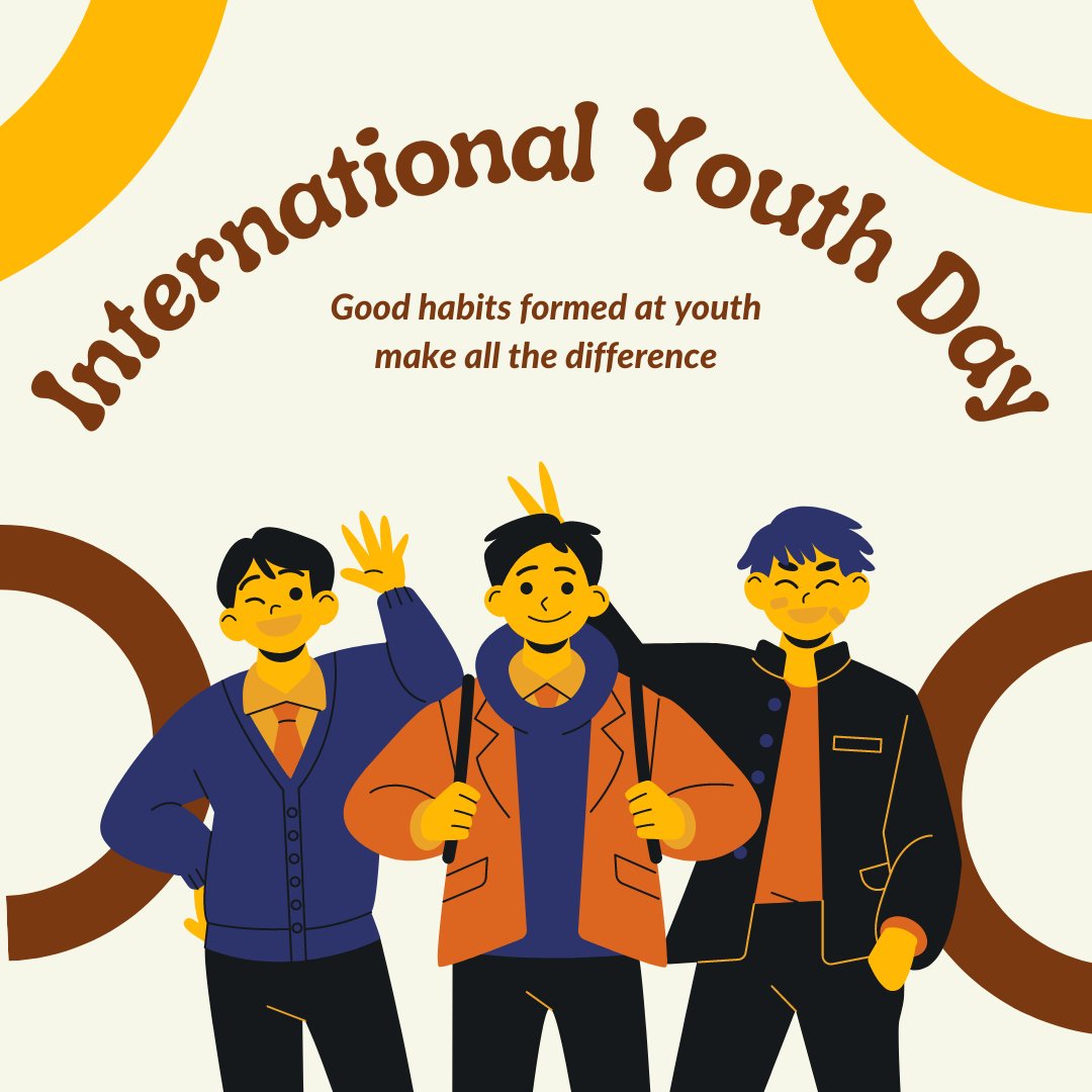 ChemistDaily's tweet photo. International Youth Day is an awareness day. The purpose of the day is to draw attention to a given set of cultural and legal issues surrounding youth. 

#internationalyouthday #youthday #youth #education #graz #lifeisart #futurelader #iyd #agenoffchange #scholarshiphunters https://t.co/janjJVDHq4