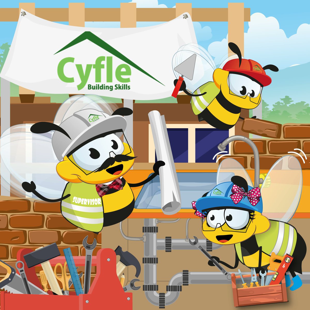 We are delighted to be partnering with <a href="/CyfleBuilding/">CyfleBuildingSkills</a>. They will be partnering with ten primary schools to support their enterprise journey!

We are excited to be working with a varied business who have a lot of enterprising knowledge and experience to share with the children.