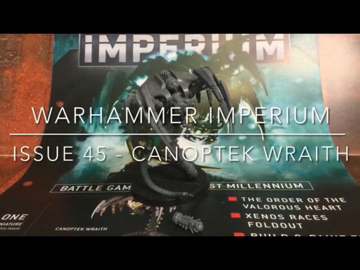 tiffanyszoneuk's tweet photo. Review video for Issue 45 of Warhammer Imperium is on the channel.
https://t.co/bP3gtzwrXa
#warhammerimperium #warhammercommunity #warhammer40k #canoptekwraiths #necrons #wraith #sistersofbattle #spacemarines #admech #hachette #partworks #collection #wargaming #szarekhan https://t.co/nsGB0ZId0B