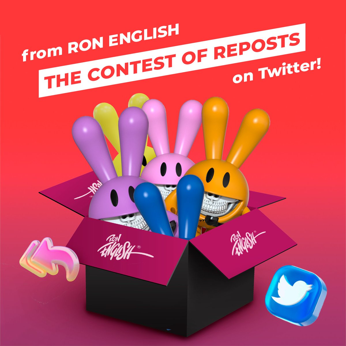 FIRST EVER MUSICAL ANIMATION DROP BY CHIKO&amp;ROKO x RON ENGLISH x ALLY TARA! ARE YOU IN?

Only today 🗓
10 gifts by Ron English 🎁
8 hours to repost THIS post ⏰
And only 1 chance to become the owner of the unique gift 🪄

The winners will be announced tomorrow!

REPOST NOW!