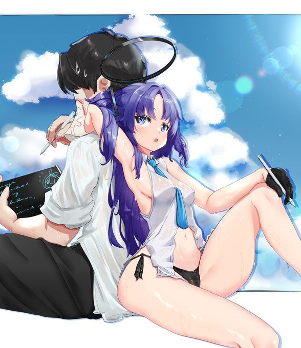 ちゃんと仕事をしてください、先生。
#ブルアカ 