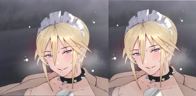 おい!眉から上=おでこにベタっとハイライトを置くだけで立体感が少し増して流行味のある感じの絵になるぞ!! 