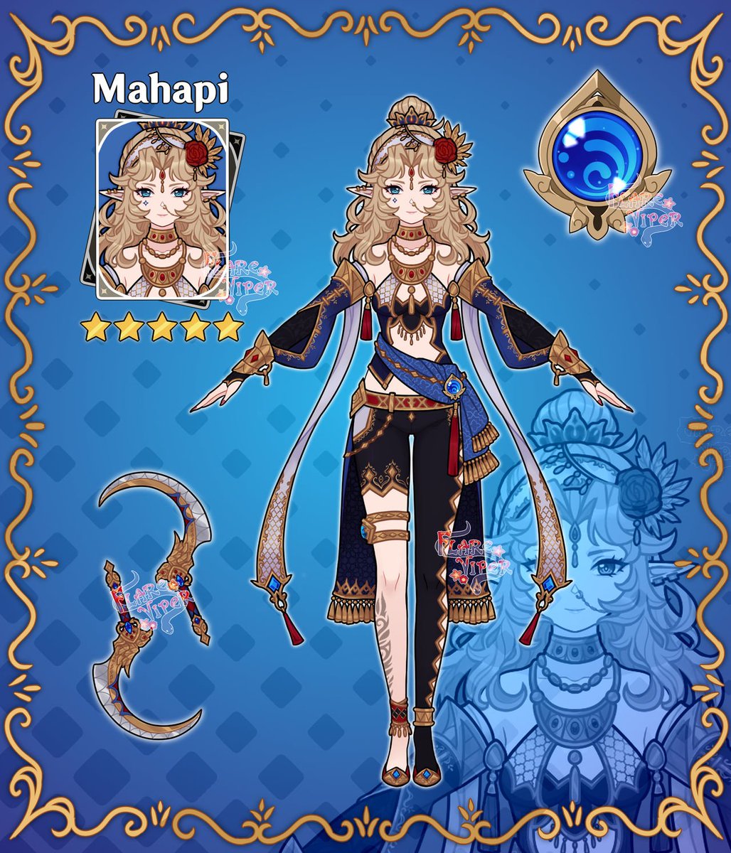 gchooa's tweet image. -&amp;gt; GENSHIN IMPACT - ADOPTABLE #7 - MAHAPI+ WEAPON

deviantart.com/flareviper/art…

#characteradoptable #adoptableopen #designadoptable #GenshinImpact #genshin #genshinimpactoc #genshinimpactfanart  #fantasyadoptable #ocadopt