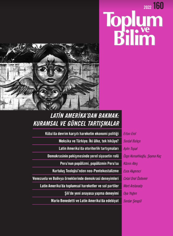 Bu memlekette 1977’den beri, 45 yıldır varlığını sürdüren bir sosyal bilim dergisi var: Toplum ve Bilim. Özgün araştırma makaleleri, kuram tartışmaları, kitap eleştirileri, monografiler, değiniler… Bir hazine biriktirmişiz!
iletisim.com.tr/dergiler/toplu…