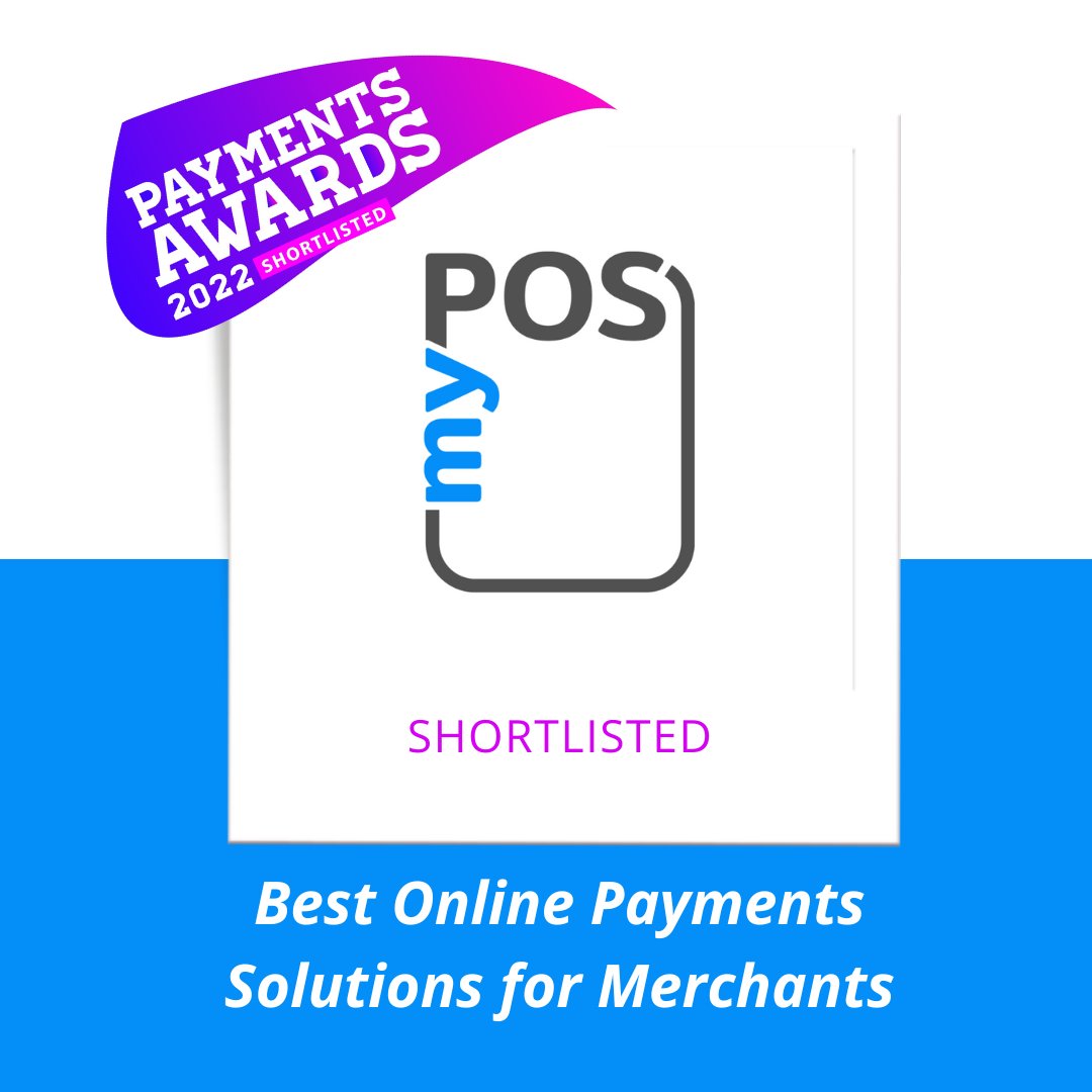 myposofficial's tweet photo. Last year, #myPOS introduced a new solution for online sales called myPOS Online. We are happy to share that our efforts to empower SMEs have been recognized and myPOS Online has been selected as one of the top Best Online Payments Solutions for Merchants by the Payments Awards. https://t.co/p212MlXgOA