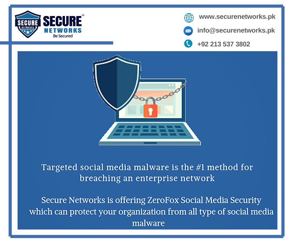 SecureNetworksp's tweet image. Secure Networks (Pvt.) Ltd is offering @ZeroFox  Social Media Security.

#SecureNetworksPvtLtd #SecureNetworks #SocialMedia #SocialSecurity #Socialization #DigitalMedia #ZeroFoxPartnerInPakistan

securenetworks.pk
info@securenetworks.pk
+92 213 537 3802