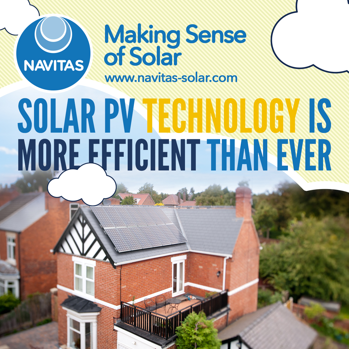 NavitasSolar's tweet photo. Solar panel efficiency has improved rapidly since they first hit the market and now the best models can reach efficiencies of up to 25%.
β
Navitas Solar helping you make sense of solar.
https://t.co/bjisNfix0a
#makingsenseofsolar #solar #solarpower #solarenergy https://t.co/OzZcI44glv