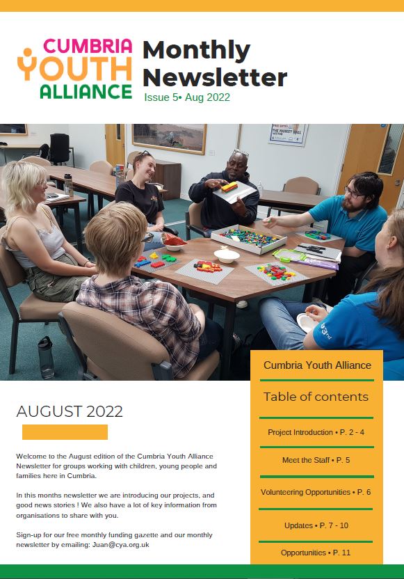 Cumbria Youth Alliance August Newsletter - mailchi.mp/a8dc2508c7b5/c…
