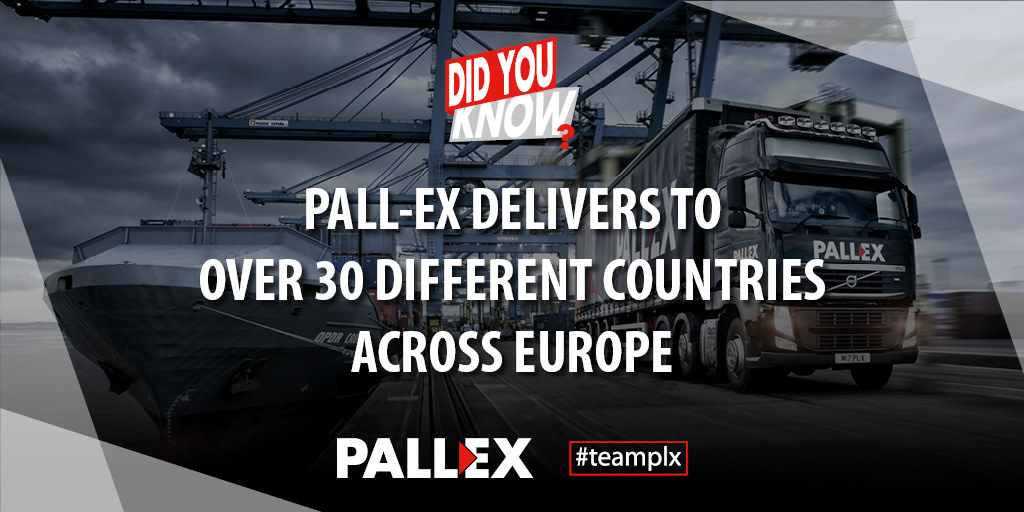 PallExUK's tweet photo. Did you know…
Pall-Ex delivers to over 30 different countries across Europe through their European partnerships.

#teamplx #logistics https://t.co/ywuIYOOOlS