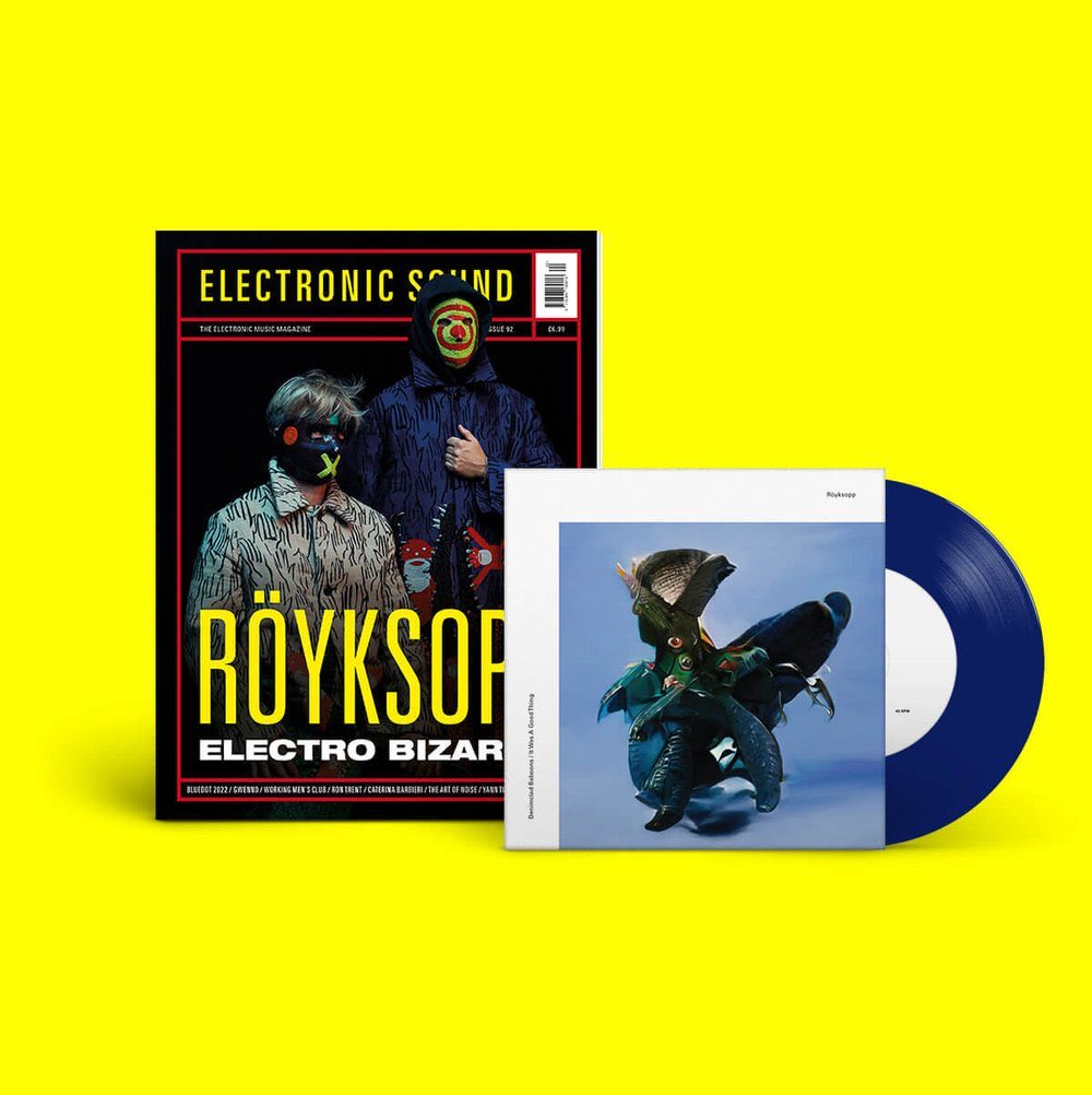 NEW ISSUE OUT TODAY! We’re taking a trip into the weird and wonderful world of RÖYKSOPP in this month’s Electronic Sound and we have an awesome blue vinyl seven-inch from the Norwegian duo to accompany the magazine. Get your mag+vinyl bundle now at electronicsound.co.uk/shop