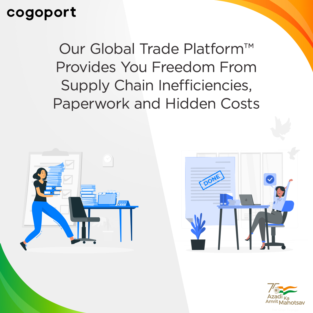 India has evolved for the better over the past 75 years. So should your business. Cogoport is here to take your business global. #indiaat75 #indpendenceday2022 #independenceday