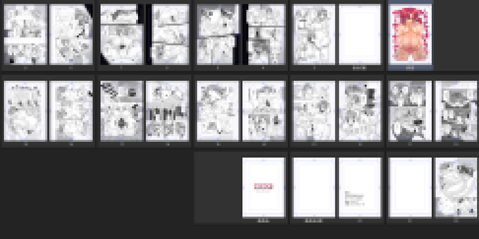 24P本でひーこら言ってるから、50ページ以上描いてる作家さんほんとすごい……。 