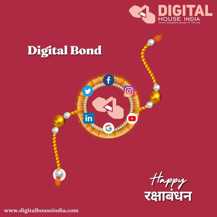 digihouseindia's tweet photo. This Rakhi, we pledge to protect your brand with our creation.
Making a digital bond for lifetime. #HappyRakshaBandhan
.
.
.
#Rakshabandhan #Rakshabandhan2022 #Rakhi #Festival #digitalbond #socialmediamarketing #digitalhouseindia https://t.co/qraMAOithE