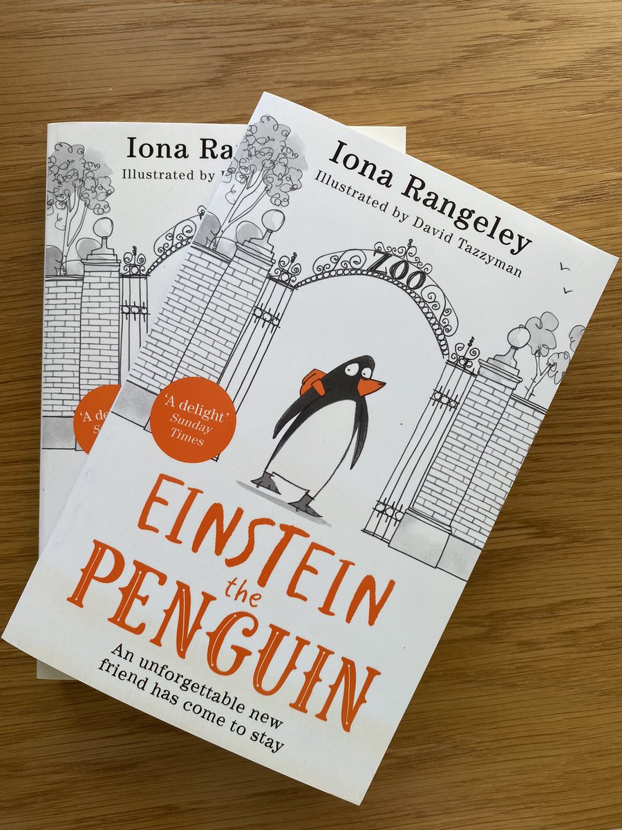 🐧GIVEAWAY🐧

I’m giving away two personalised signed editions (for two winners) of the Einstein The Penguin paperback!

Follow and retweet to enter, and comment with your favourite penguin fact for a bonus entry. 

(Will choose the winners randomly next Wednesday at midday.)