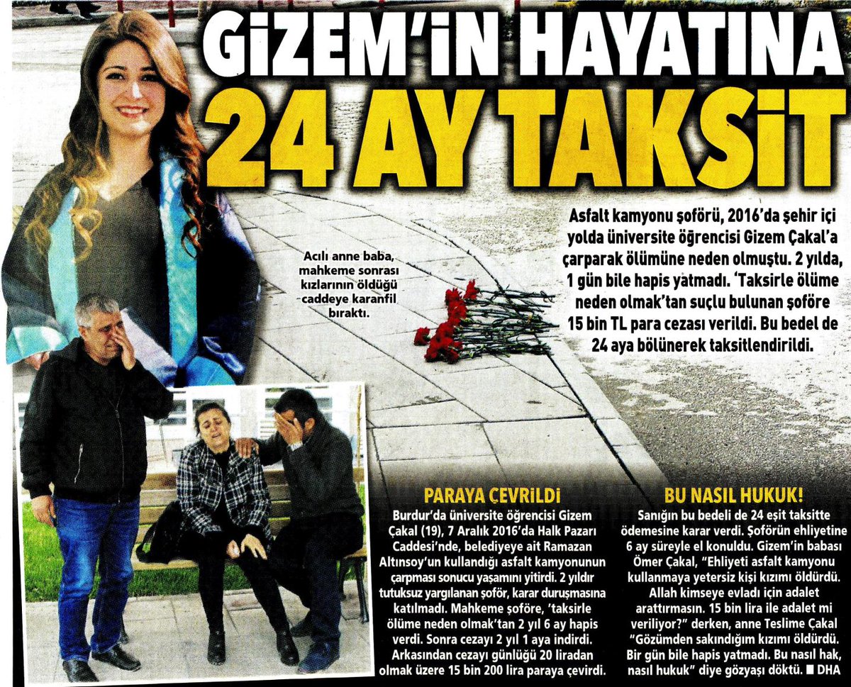 gizemeadalet's tweet photo. Kızımı 19yaşında @burdurbld öldürdü ADALET sorumlular ve katil 1GÜNDAHİ CEZAEVİNDE KALMADI @orkunercengiz kadro dahivermiş 6yıldır adalet diye ağlamaktan annesin akçigerine pıhtı attı DANIŞTAYIN KARARINA RAĞMEN DOSYA 2DEFA KAPATILDI @gizemeadalet gücümüz adalete ulaşmaya yetmedi https://t.co/iSHQodTwgI