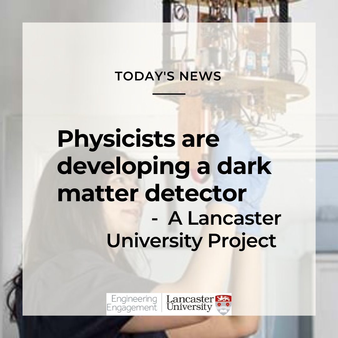 LancsUniLPDU's tweet image. On the £500k project led by the Uni:
“Dark matter is the undiscovered matter in galaxies, which has never been detected directly but that we know exists because we can see how it exerts a gravitational force.”-Dr Edward Laird
Read more: lancaster.ac.uk/sci-tech/about…
@LancsUniSciTech