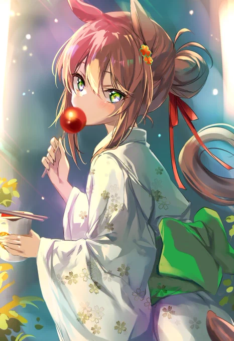 毎日ウマ娘2日目 お祭りで見かけた殿下#ウマ娘 #ファインモーション 