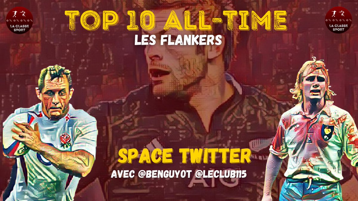 🚨🎙[ALERTE SPACE ALL-TIME]🎙🚨

🔥Après cet interlude avec les danseuses du foot, on respire avec un TOP 10 🏉 sur les meilleurs FLANKERS  de l’histoire avec les amis du <a href="/LeClub115/">Le Club 115</a> et <a href="/BenGuyot/">Benoit Guyot</a> ! 

➡️Mettez vos TOP 10 en com ! 

⏰MARDI 16 AOÛT à 21h⏰
🎙 x.com/i/spaces/1RDGl…