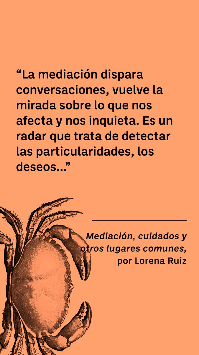 📢 La #mediación es una labor que se cuece a fuego lento y sostiene las relaciones, las riega, las hace crecer  ✨ En este texto de Lorena Ruiz para #Concomitentes se destapan las claves de un trabajo invisible sostenido en la escucha cauta y el cuidado.
.
concomitentes.org/programas-publ…