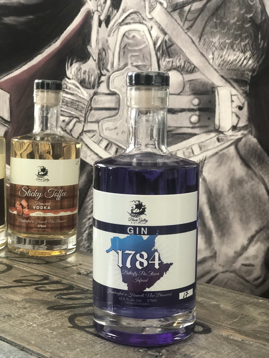 BlackGalley's tweet photo. Did you know all our products are fermented, distilled and age in #NewBrunswick #myNB #NBProud #rum #gin #vodka #1784Gin #curriemountainRum #ValhallasVengeanceVodka @NBFoodandBev @Fton_Chamber #hanwell https://t.co/06gNkts25z