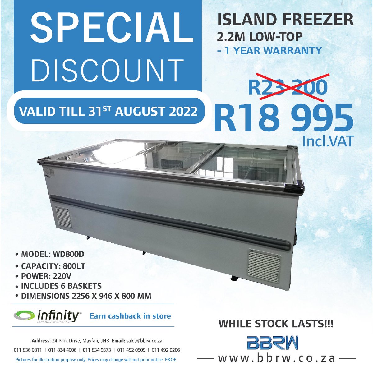BbrwZA's tweet photo. SAVE BIG ON OUR ISLAND FREEZER THIS AUGUST!!! Limited Stock available
https://t.co/lBxGagucjP

#displayfreezers  #Freezers #refrigeration #fridge  #displayfridge #islandfreezer #glasstopfreezer #BBRW #smallbusiness #startup #professional #startupbusiness #Trends #Mzansi https://t.co/UnFoXohVsy