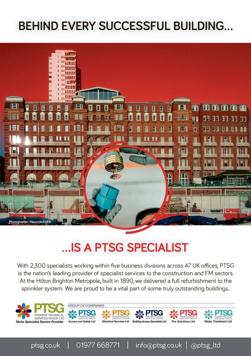 FMUKmagazine1's tweet image. In the August issue of FMUK: Behind every successful building is a PTSG specialist.

fmuk-online.co.uk/directory/60-p…
@PTSG_LTD 
#FacilitiesMgmt #facman #firesolutions #access #safety #electrical #security #building #specialist #construction