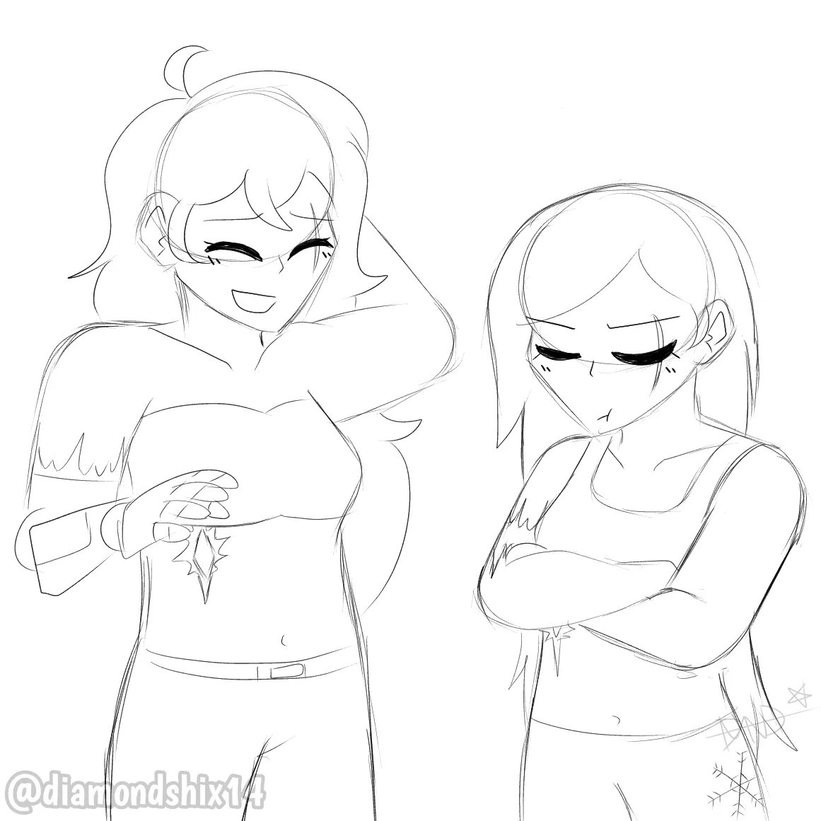 diamondshix14's tweet photo. RWBY ladybug & freezerburn but it's that one au where you and your soulmate have the same scars
#rwby #rwbyfanart #rubyrose #blakebelladonna #weissschnee #yangxiaolong #rwbyladybug #ladybug #rwbyfreezerburn #freezerburn #artistsontwitter #myart https://t.co/Eu85AzKsfk